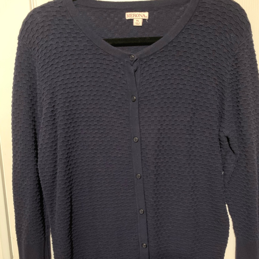 Merona Dark Blue Cardigan